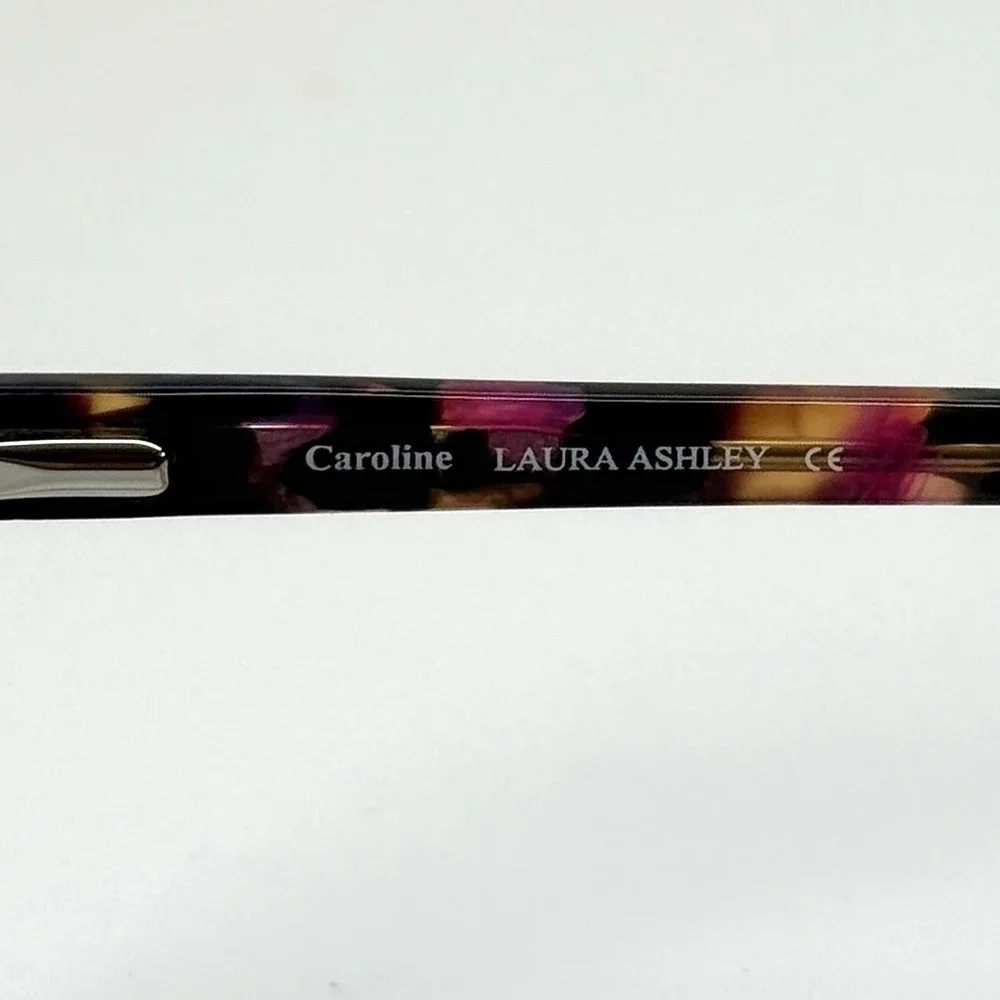 LAURA ASHLEY Caroline Eyeglasses Frame Only 53-17-135 Dark Burgundy Red Full Rim